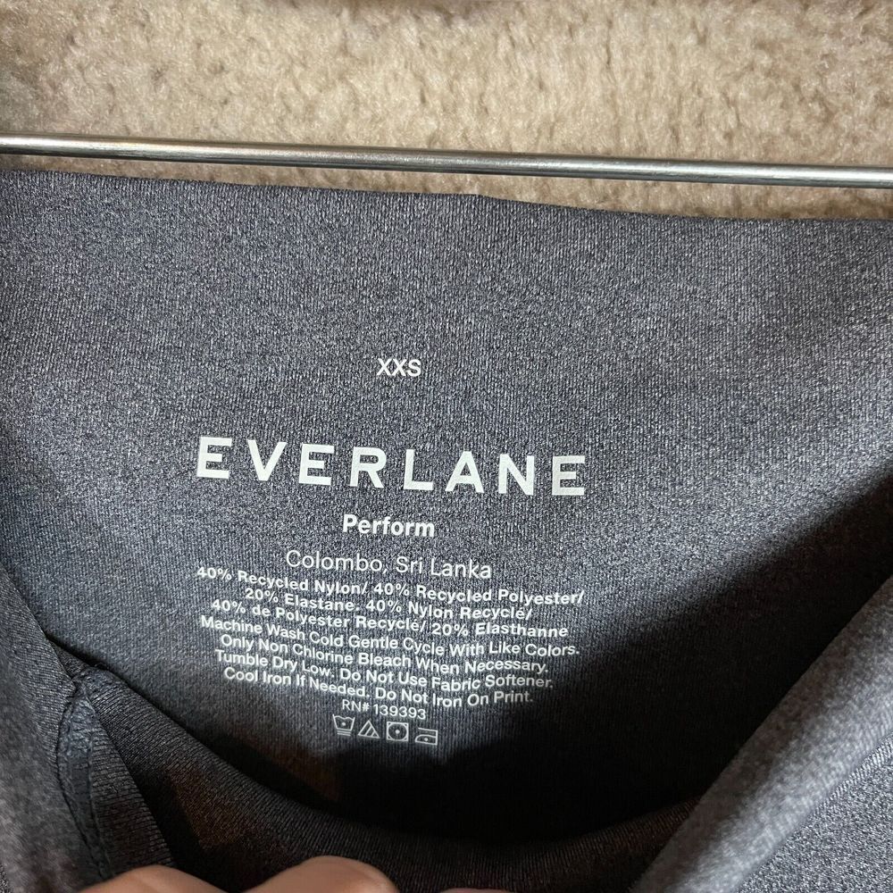 Everlane Perform Leggings Womens Size XXS 2XS Gray Heather Pocket High Rise NEW - Picture 10 of 13